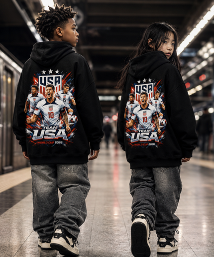 Team USA World Cup 2026 Kids Fan Hoodie