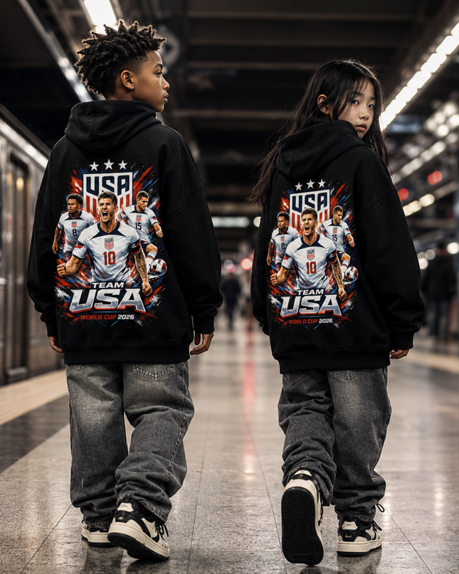 Team USA World Cup 2026 Kids Fan Hoodie