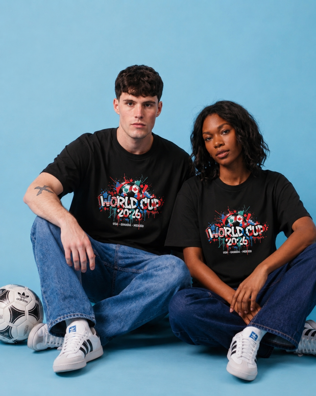 World Cup 2026 Graffiti Splash USA Canada Mexico Unisex Fan T-Shirt
