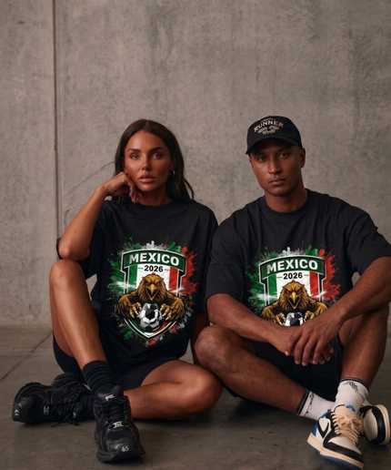 Mexico 2026 Golden Eagle Shield Soccer World Cup Unisex Fan T-Shirt