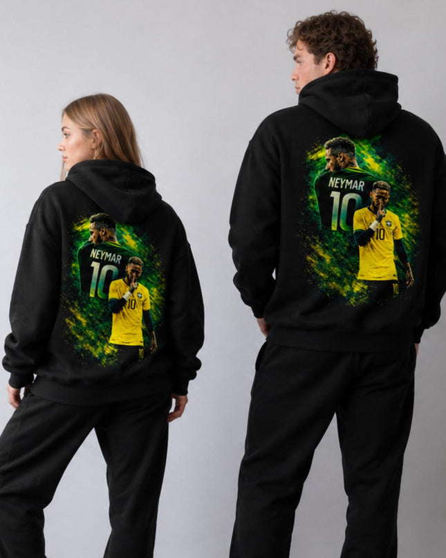 Neymar Jr. #10 Brazil Silence Unisex Fan Hoodie