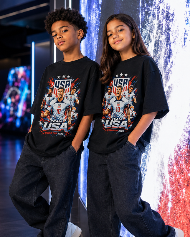 Team USA World Cup 2026 Kids Fan T-Shirt