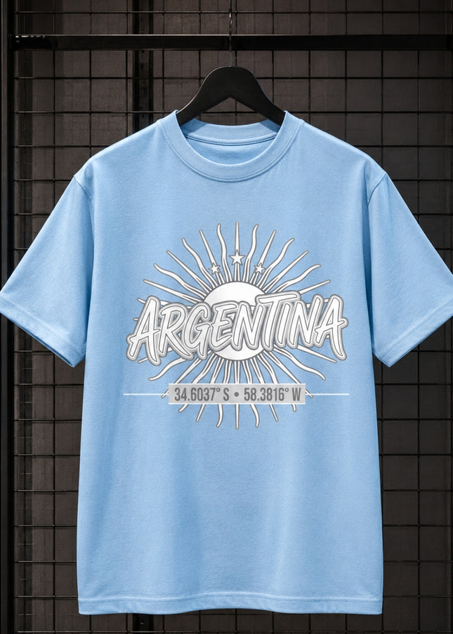 Argentina Coordinates Unisex Fan T-Shirt
