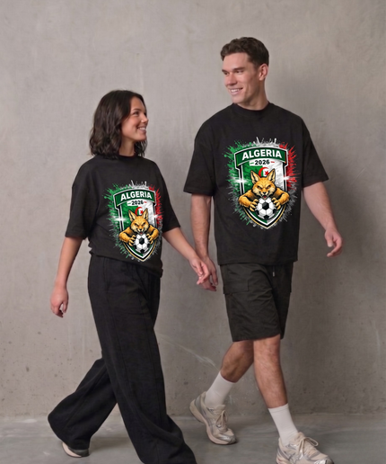 Algeria Desert Fox Shield Soccer World Cup 2026 Unisex Fan T-Shirt