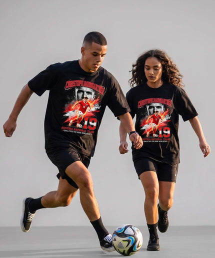 T-shirt Unisexe Fan Christoph Baumgartner #19 Autriche Équipe Nationale Football Coupe du Monde 2026 Qualifié