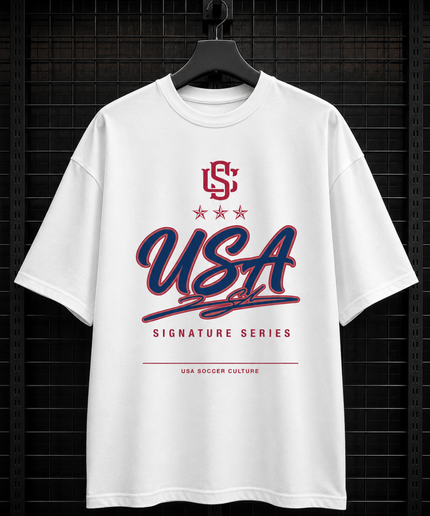 USA Signature Series Soccer Culture Kids Fan T-Shirt