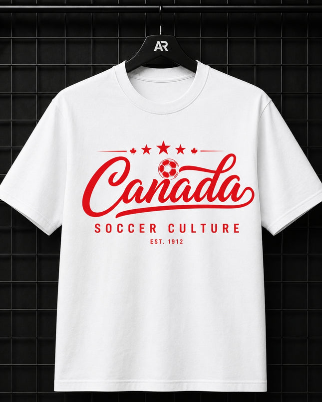Canada Soccer Culture Est. 1912 Script Unisex Fan T-Shirt