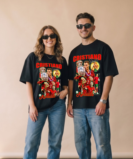 Cristiano Ronaldo Euro Trophy Portugal Fan T-Shirt