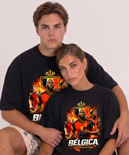 Bélgica Copa do Mundo 2026 Lukaku Squad Unisex Fan T-Shirt