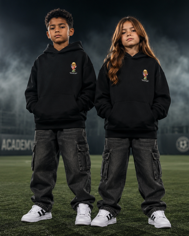 Lamine Yamal #19 España Road to 2026 Fire Bootleg Kids Fan Hoodie