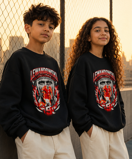 Hakan Çalhanoğlu Turkey #10 Red Black Fire 2026 World Cup Turkey Qualified Kids Fan Crewneck