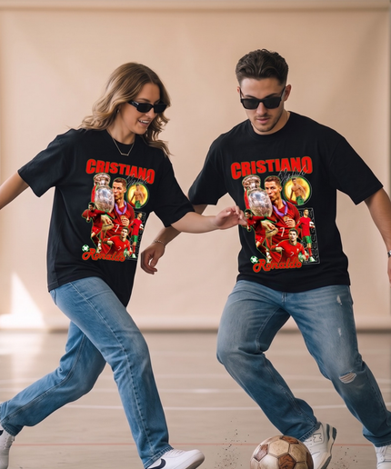 Cristiano Ronaldo Euro Trophy Portugal Fan T-Shirt
