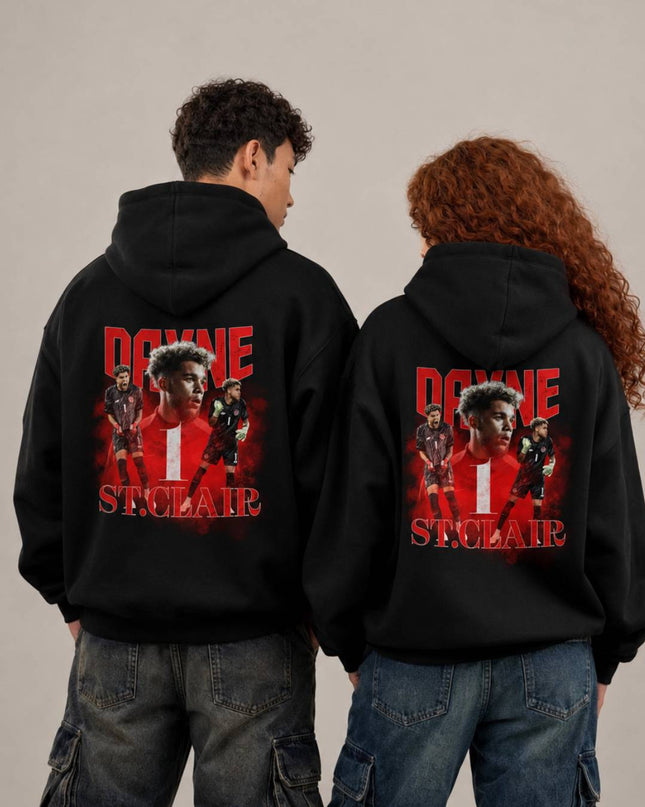 Dayne St. Clair Canada #1 Red Vintage Bootleg Unisex Fan Hoodie