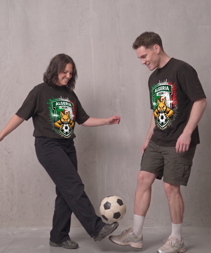 Algeria Desert Fox Shield Soccer World Cup 2026 Unisex Fan T-Shirt