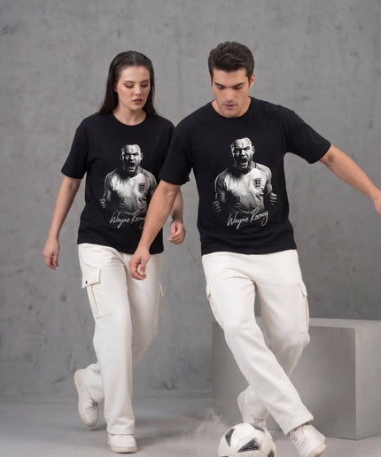 Wayne Rooney England Legend Signature Roar Celebration Unisex Fan T-Shirt