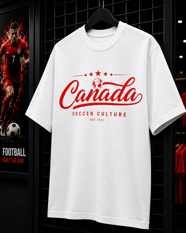Canada Soccer Culture Est. 1912 Script Unisex Fan T-Shirt