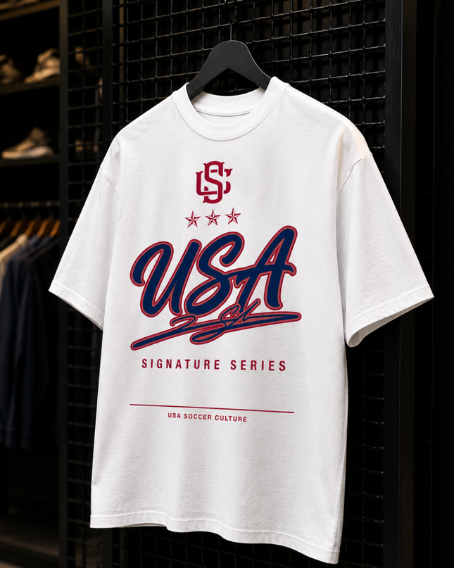 USA Signature Series Soccer Culture Kids Fan T-Shirt