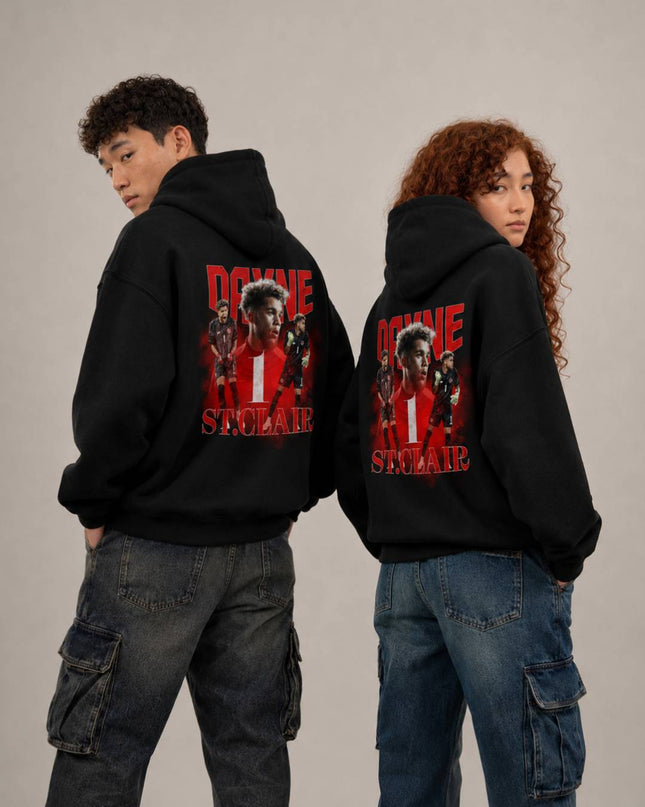 Dayne St. Clair Canada #1 Red Vintage Bootleg Unisex Fan Hoodie