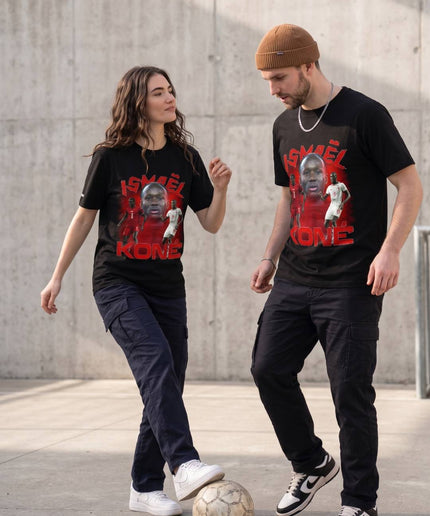 T-shirt de supporter unisexe Ismaël Koné Canada Soccer Coupe du Monde 2026