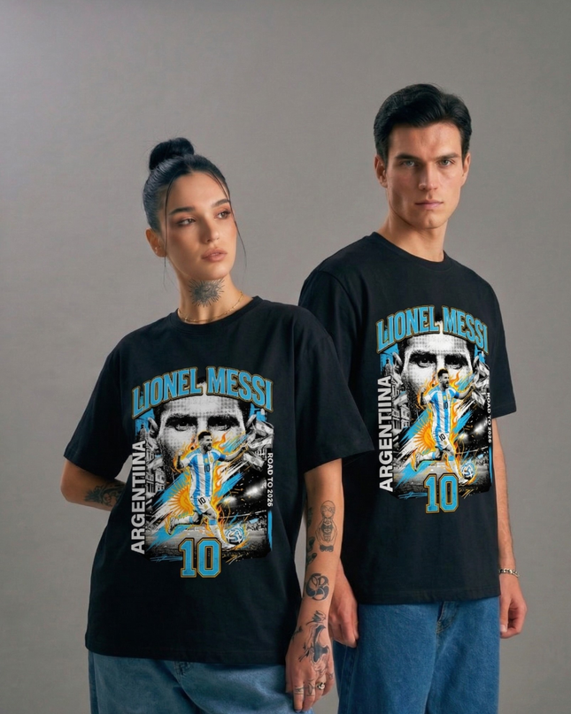 Lionel Messi #10 Argentina Road to 2026 Unisex Fan T-Shirt