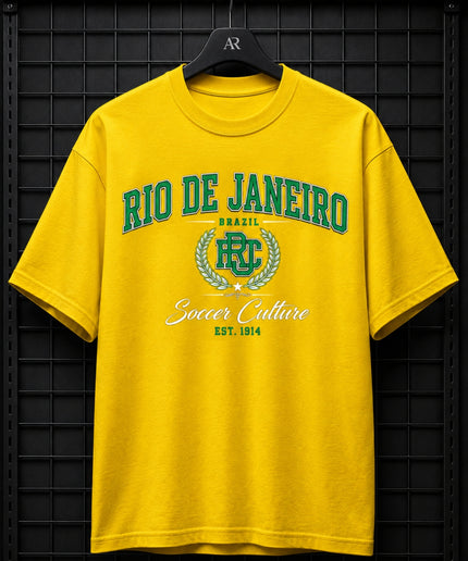 Rio de Janeiro Brazil Soccer Culture Est. 1914 Unisex Fan T-Shirt
