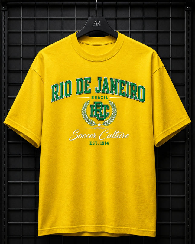 Rio de Janeiro Brazil Soccer Culture Est. 1914 Kids Fan T-Shirt