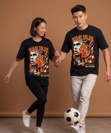 Virgil van Dijk #4 Netherland The Captain World Cup 2026 Unisex Fan T-Shirt