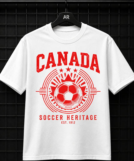 Canada Soccer Heritage Est. 1912 Kids Fan T-Shirt
