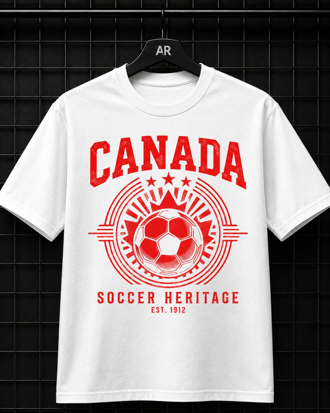Canada Soccer Heritage Est. 1912 Unisex Fan T-Shirt