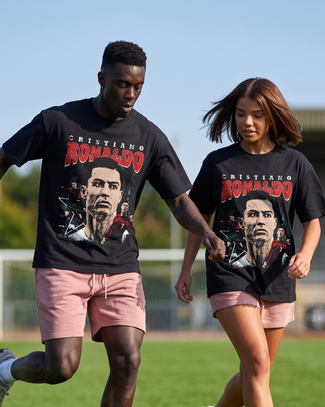 Cristiano Ronaldo Portrait Portugal Fan T-Shirt