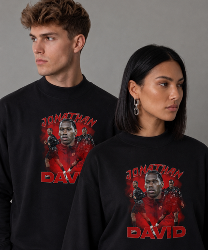 Jonathan David Canada 2026 Unisex Fan Crewneck – Red Edition