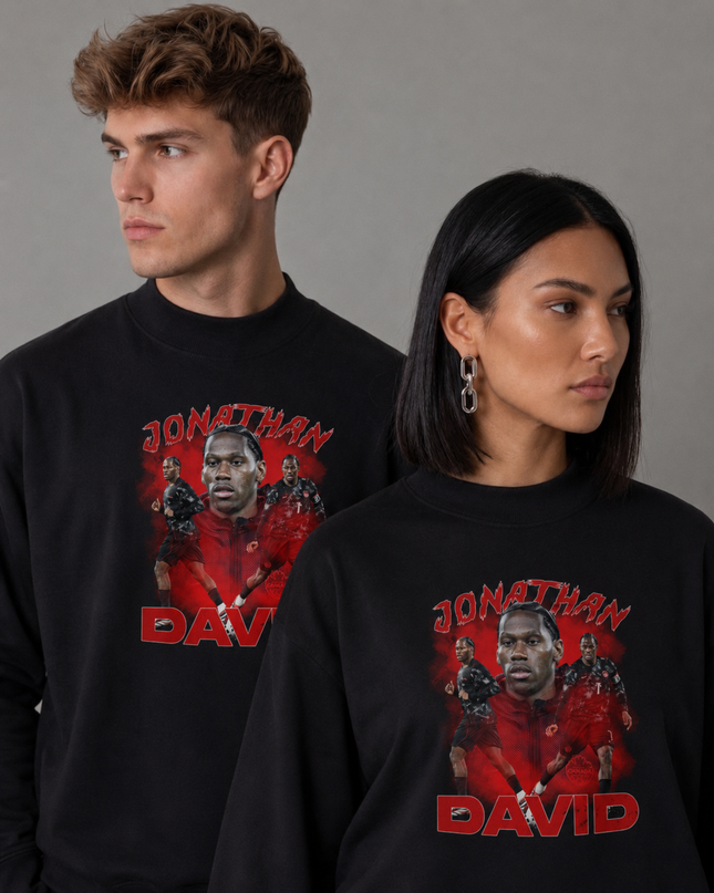 Jonathan David Canada 2026 Unisex Fan Crewneck – Red Edition