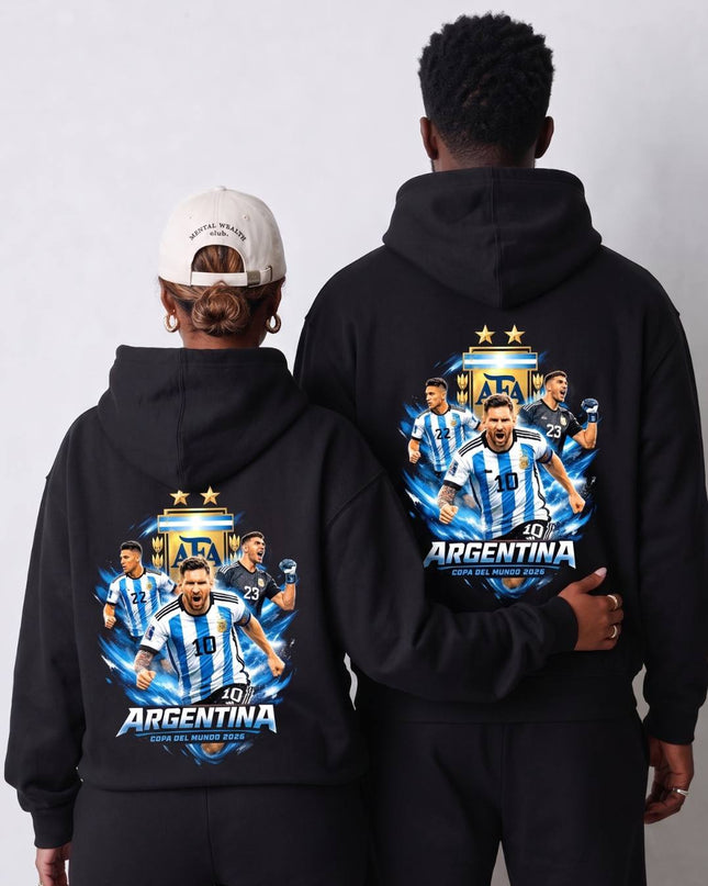 Argentina Copa del Mundo 2026 Squad Unisex Fan Hoodie