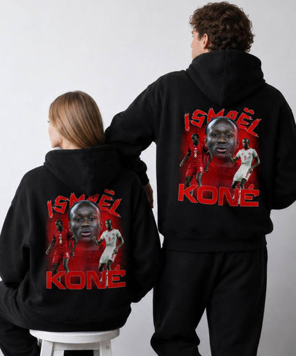 Ismael Kone Canada #8 Red Vintage Bootleg Unisex Fan Hoodie