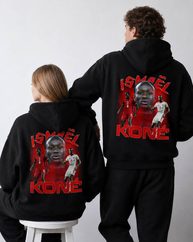 Ismael Kone Canada #8 Red Vintage Bootleg Unisex Fan Hoodie