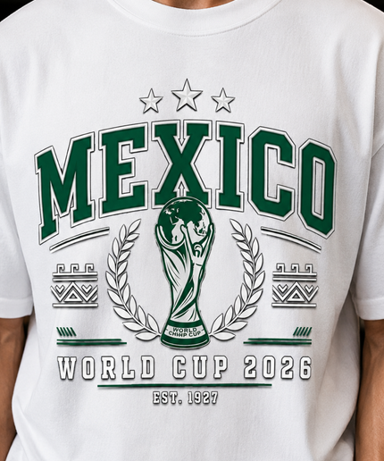 Mexico World Cup 2026 T-Shirt White Detail