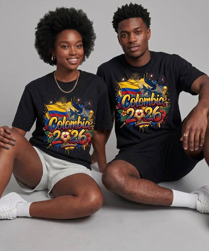 Colombia 2026 Graffiti Fiesta Soccer World Cup Unisex Fan T-Shirt