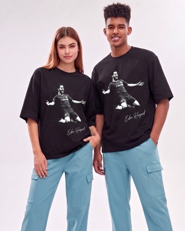 T-shirt Unisexe Célébration Signature Légende Belge Eden Hazard