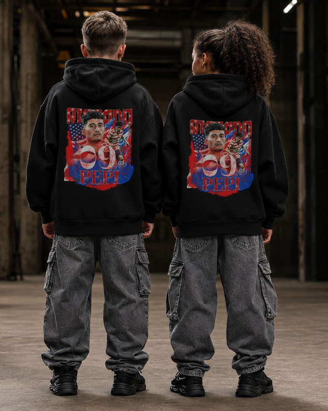 Ricardo Pepi #9 USA Kids Fan Hoodie