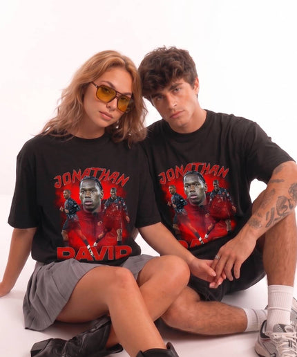 T-shirt unisexe Jonathan David Canada Soccer Coupe du Monde 2026