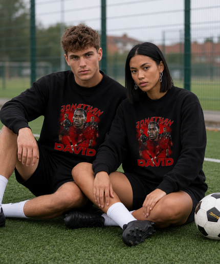 Jonathan David Canada 2026 Unisex Fan Crewneck – Red Edition