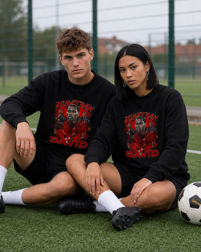Jonathan David Canada 2026 Unisex Fan Crewneck – Red Edition
