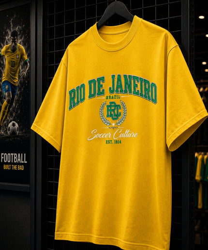 Rio de Janeiro Brazil Soccer Culture Est. 1914 Unisex Fan T-Shirt