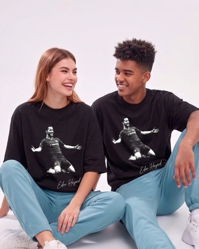 T-shirt Unisexe Célébration Signature Légende Belge Eden Hazard