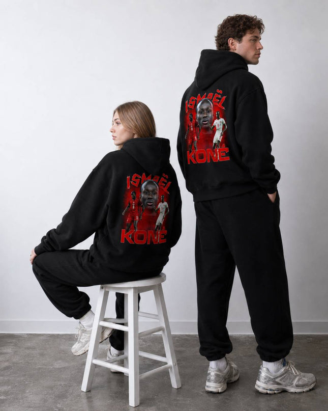 Ismael Kone Canada #8 Red Vintage Bootleg Unisex Fan Hoodie