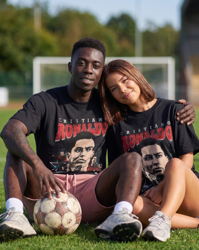 Cristiano Ronaldo Portrait Portugal Fan T-Shirt