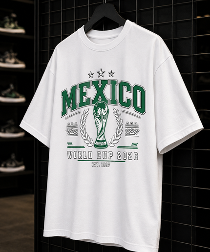 Mexico World Cup 2026 T-Shirt White Lifestyle