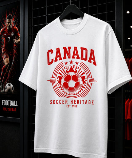Canada Soccer Heritage Est. 1912 Kids Fan T-Shirt