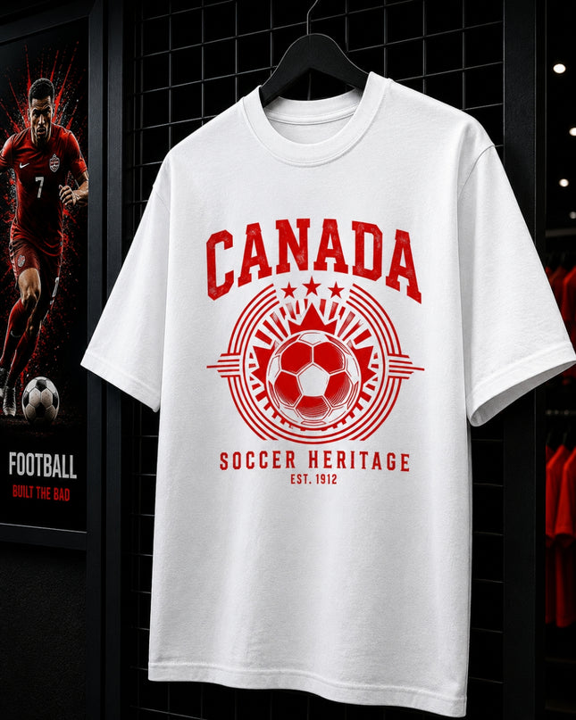 Canada Soccer Heritage Est. 1912 Unisex Fan T-Shirt