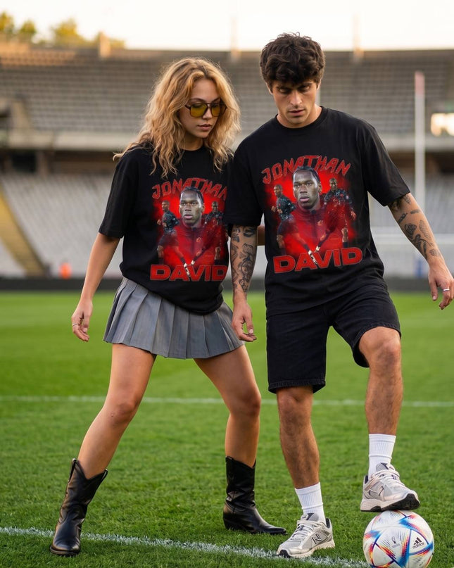 Jonathan David Canada Soccer World Cup 2026 Unisex Fan T-Shirt